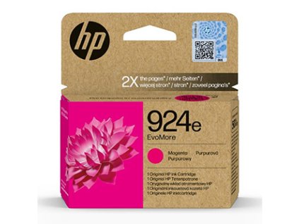 HP originální ink 4K0U8NE#CE1, HP 924e, magenta, 800str.
