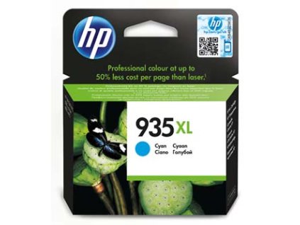 HP originální ink C2P24AE, HP 935XL, cyan, 825str., 9,5ml