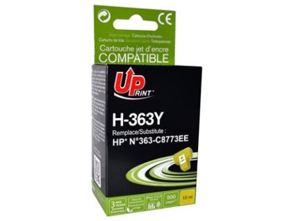 UPrint kompatibilní ink s C8773EE, HP 363, H-363Y, yellow, 10ml
