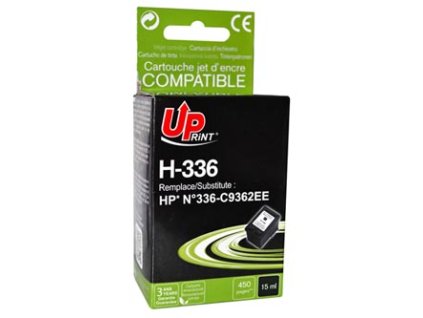UPrint kompatibilní ink s C9362EE, HP 336, H-336B, black, 10ml
