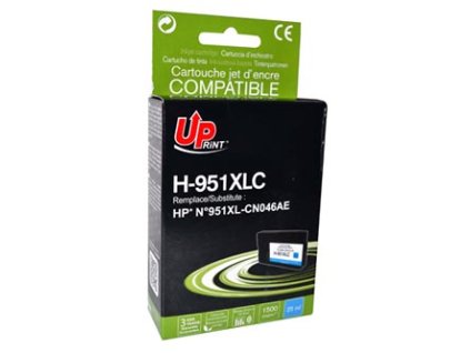 UPrint kompatibilní ink s CN046AE, HP 951XL, H-951XL-C, cyan, 1500str., 25ml