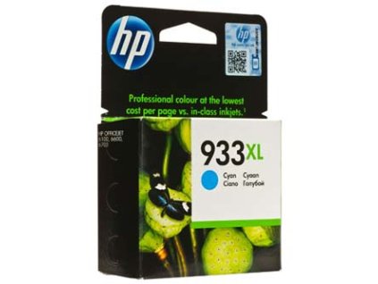 HP originální ink CN054AE, HP 933XL, cyan, 825str.