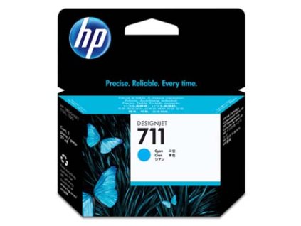 HP originální ink CZ130A, HP 711, cyan, 29ml