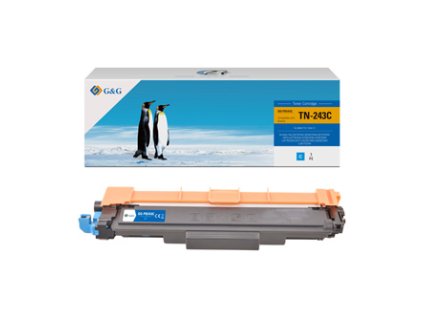 G&G kompatibilní toner s Brother TN243C, NT-PB243C, cyan, 1000str.