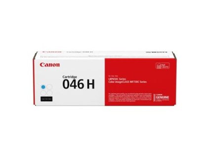 Canon originální toner 046 H C, 1253C002, cyan, 5000str., high capacity