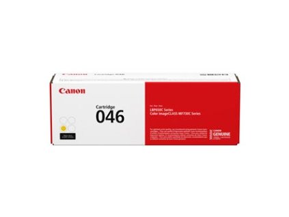 Canon originální toner 046 Y, 1247C002, yellow, 2300str.