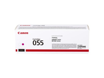 Canon originální toner 055 M, 3014C002, magenta, 2100str.
