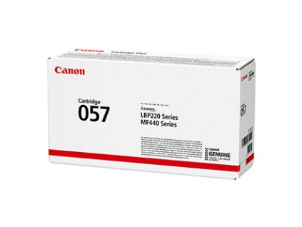 Canon originální toner 057 BK, 3009C002, black, 3100str.