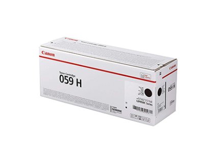 Canon originální toner 059 H BK, 3627C001, black, 15500str., high capacity