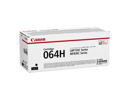 Canon originální toner 064 H BK, 4938C001, black, 13400str., high capacity