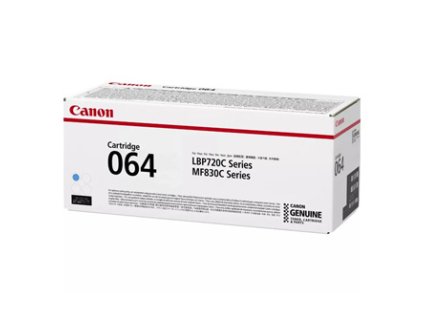 Canon originální toner 064 C, 4935C001, cyan, 5000str.