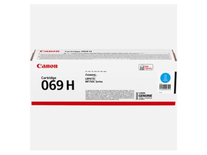 Canon originální toner 069 H C, 5097C002, cyan, 5500str., high capacity