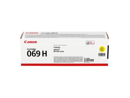 Canon originální toner 069 H Y, 5095C002, yellow, 5500str., high capacity