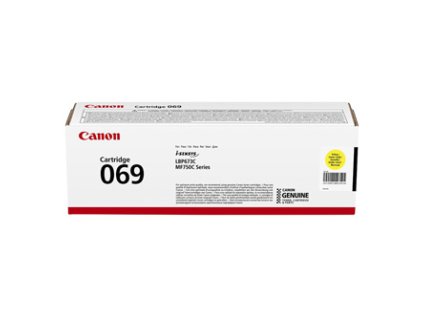 Canon originální toner 069 Y, 5091C002, yellow, 1900str.