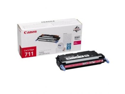 Canon originální toner 711 BK, 1658B002, magenta, 6000str.