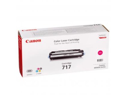 Canon originální toner CRG717, 2576B002, magenta, 4000str.