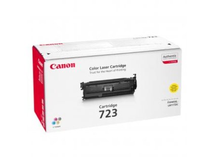 Canon originální toner 723 Y, 2641B002, yellow, 8500str.