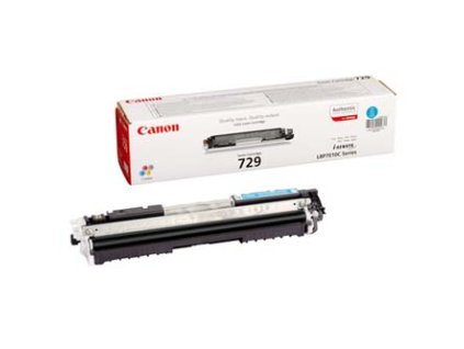 Canon originální toner 729 C, 4369B002, cyan, 1000str.