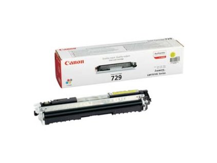 Canon originální toner 729 Y, 4367B002, yellow, 1000str.