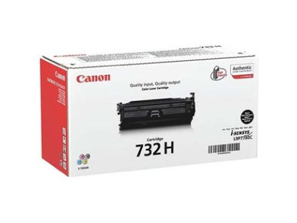 Canon originální toner 732 H BK, 6264B002, black, 12000str., high capacity