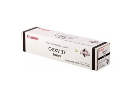 Canon originální toner C-EXV37 BK, 2787B002, black, 15100str.