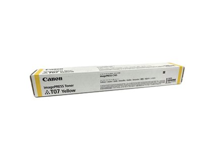 Canon originální toner T07 Y, 3643C001, yellow, 37500str.
