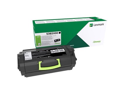 Lexmark originální toner 53B2X00, black, 45000str., high capacity, return