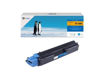 G&G kompatibilní toner s Kyocera TK590C, NT-CKTK590C, cyan, 5000str.