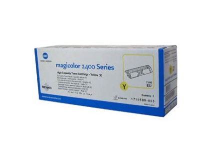 Konica Minolta originální toner A00W132, 1710-5890-05, yellow, 4500str.