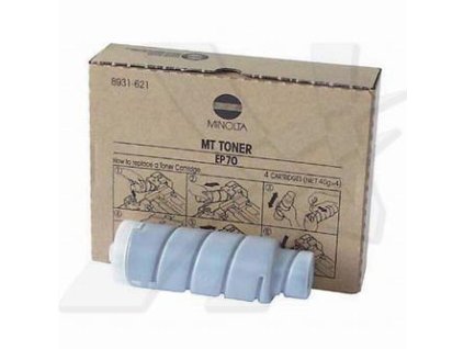 Konica Minolta originální toner 8931622, 8931621, black, 4000str., v provedeni Develop D700, 4x40g