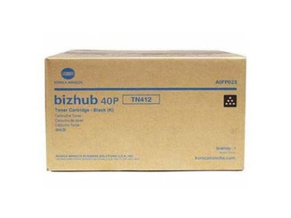 Konica Minolta originální toner A0FP023, TN-412, black, 19000str.