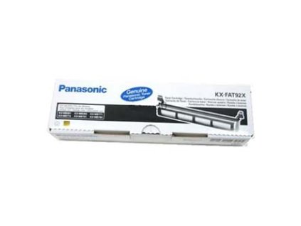 Panasonic originální toner KX-FAT92X, black, 2000str.