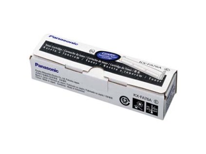 Panasonic originální toner KX-FA76E/A, black, 2000str.