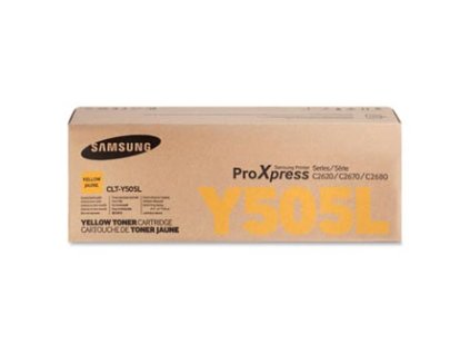 HP originální toner SU512A, CLT-Y505L, Y505L, yellow, 3500str., high capacity
