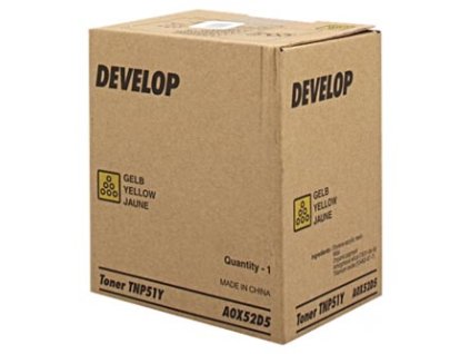 Develop originální toner A0X52D5, TNP51Y, yellow, 5000str.