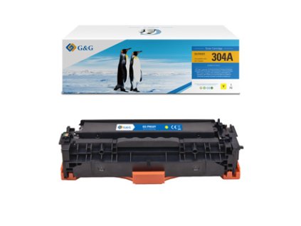 G&G kompatibilní toner s HP CC532A, CE412A, CF382A, Canon CRG118, CRG718, C, NT-PH532UY, HP 304A, yellow, 2800str.