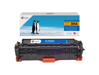 G&G kompatibilní toner s HP CC533A, CE413A, CF383A, Canon CRG118, CRG718, C, NT-PH533UM, HP 304A, magenta, 2800str.
