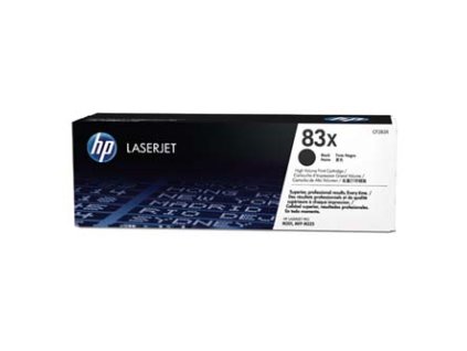HP originální toner CF283X, HP 83X, black, 2200str., 830g