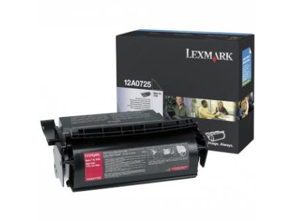 Lexmark originální toner 12A0725, black, 23000str.