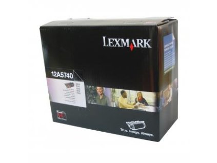 Lexmark originální toner 12A5740, black, 10000str.