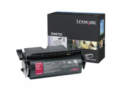 Lexmark originální toner 12A6735, black, 20000str.