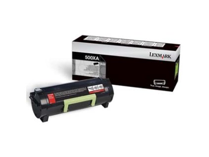 Lexmark originální toner 50F0XA0, 500XA, black, 10000str., extra high capacity