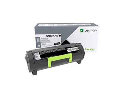 Lexmark originální toner 51B0XA0, black, 20000str., extra high capacity