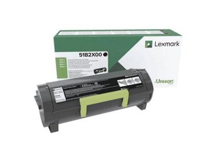 Lexmark originální toner 51B2X00, black, 20000str., return