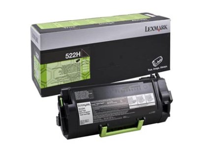 Lexmark originální toner 52D2H00, 522H, black, 25000str., return