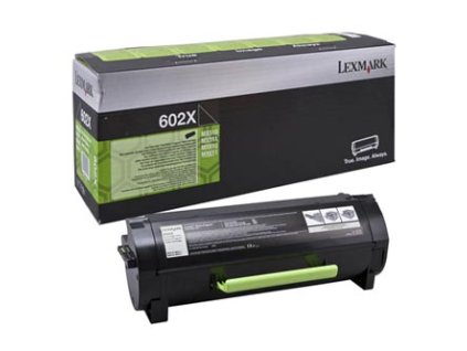 Lexmark originální toner 60F2X00, 602X, black, 20000str., extra high capacity, return