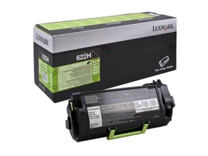 Lexmark originální toner 62D2H00, 622H, black, 25000str., high capacity, return