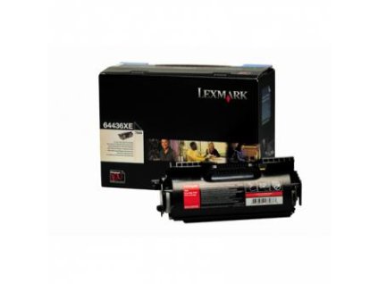 Lexmark originální toner 64436XE, black, 32000str.