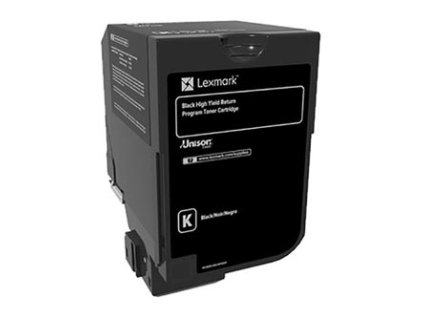 Lexmark originální toner 74C2HK0, black, 20000str., high capacity