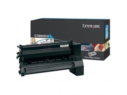 Lexmark originální toner C780H2CG, cyan, 10000str.